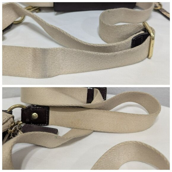 Coach Colette Signature Python Snakeskin Print Sateen Crossbody Bag 44752 - Picture 11 of 12